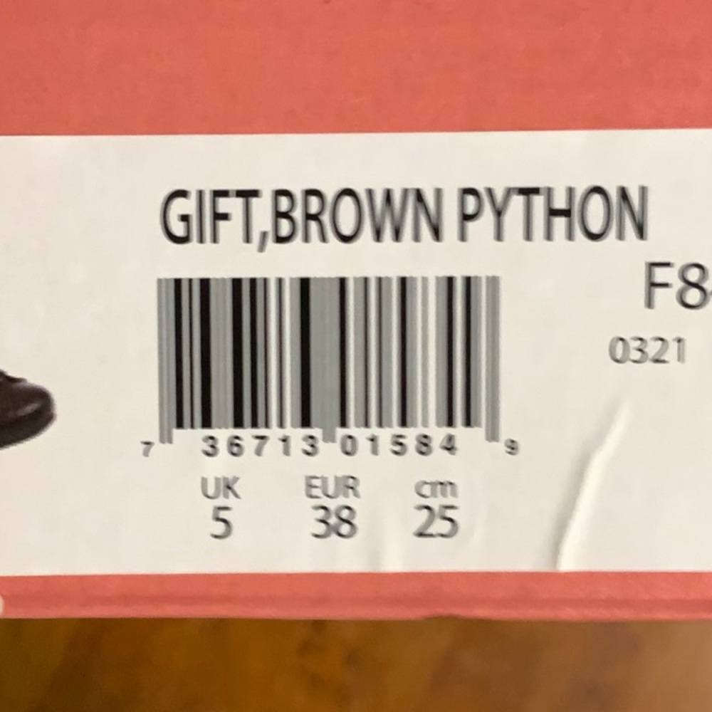 Soul Brown Python Slip On - Picture 7 of 7